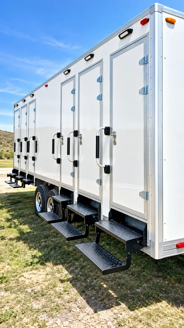 22ft Shower-Restroom Combination Trailer (6 Stalls) additional view