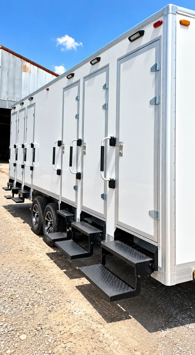 22ft Shower-Restroom Combination Trailer (6 Stalls) additional view
