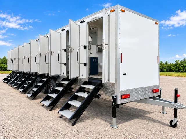 Shower-Restroom Combination Trailer (8 Stalls + 1 ADA) additional view