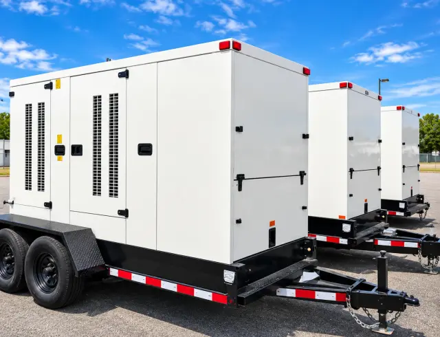 Generator Trailer and Site Support for rent from Workforce Housing New Hampshire