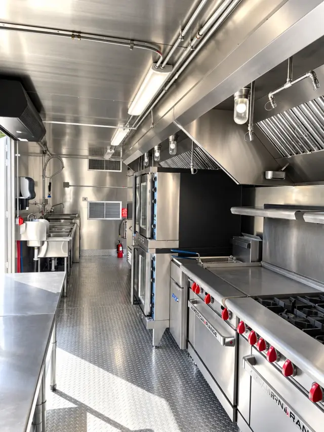 40ft Mobile Combo Kitchen for rent from Workforce Housing New Hampshire