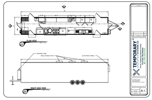 40ft Mobile Kitchen for rent from Workforce Housing New Hampshire