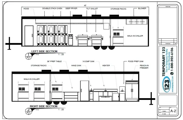 40ft Bulk Kitchen additional view