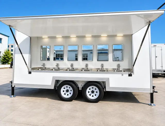 Handwashing Sink Trailer for rent from Workforce Housing New Hampshire